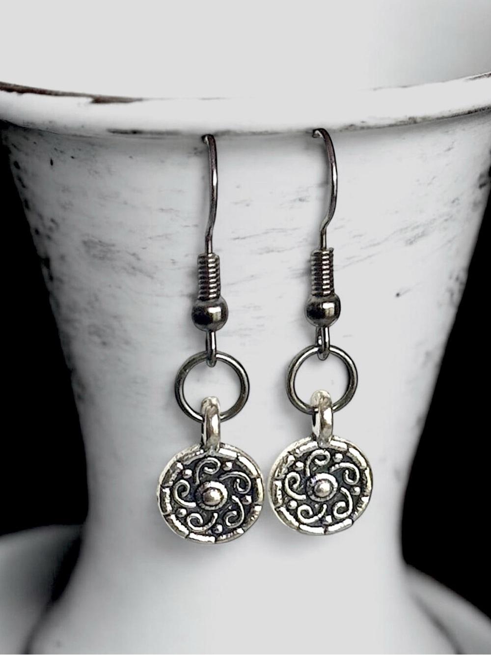 5 For $25💫Silver Swirl Drop Earrings - Women Jewelry